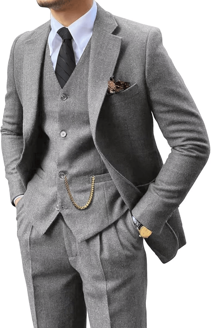 PHILIP | COSTUME À MOTIF EN ÉCHELLE