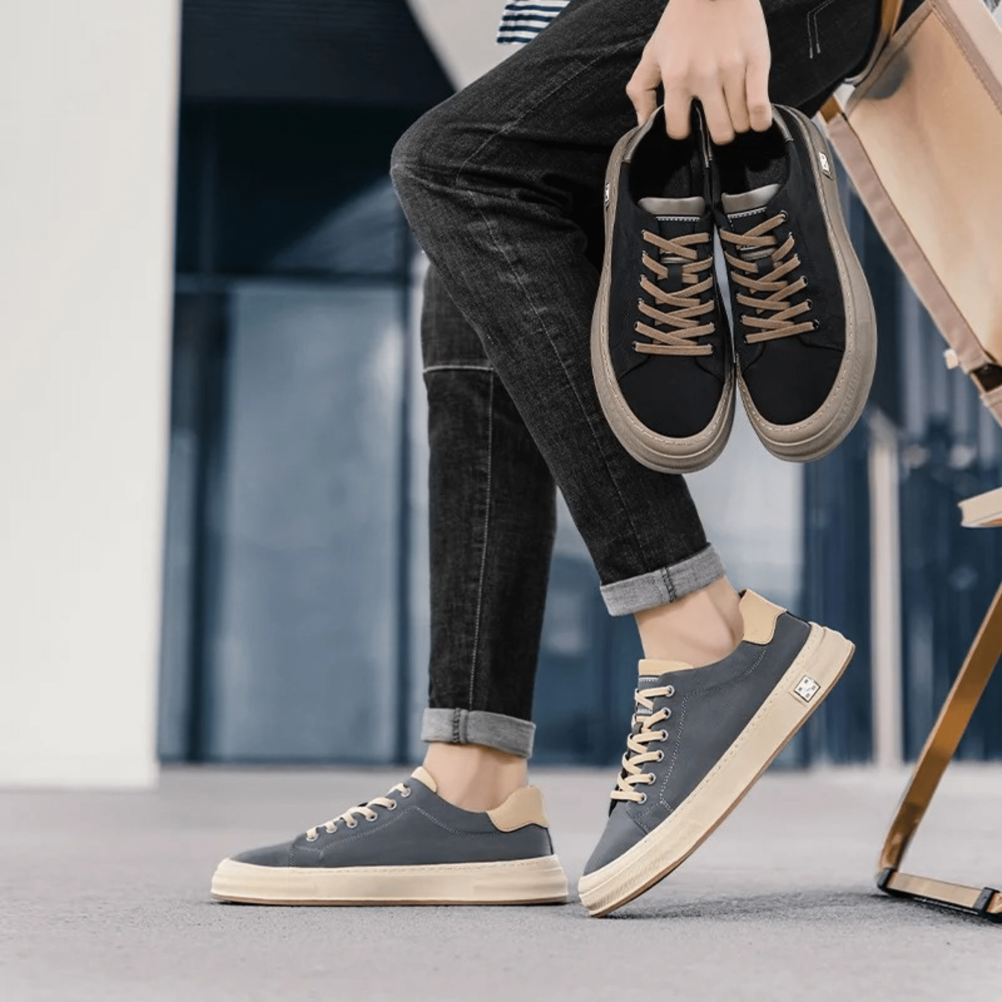 PHILIP | BASKETS DÉCONTRACTÉES EN TISSU POUR HOMMES