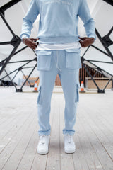Baby Blue Cargo Joggers