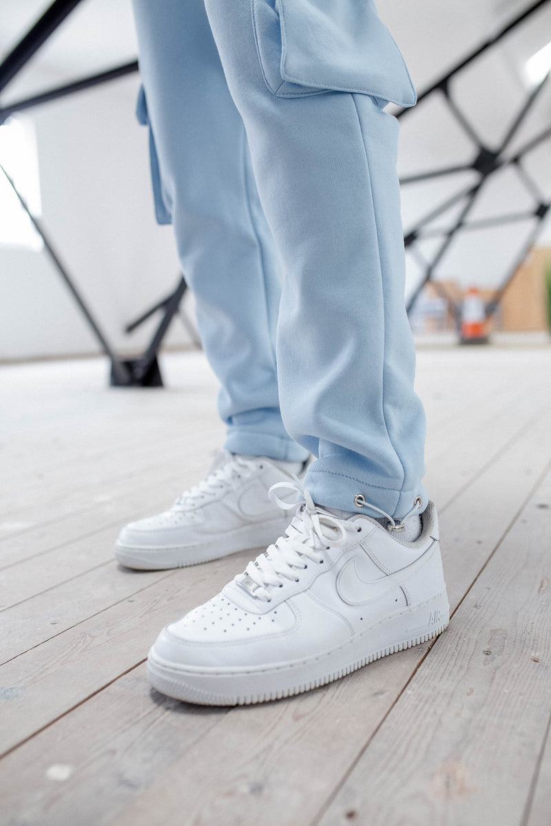 Baby Blue Cargo Joggers