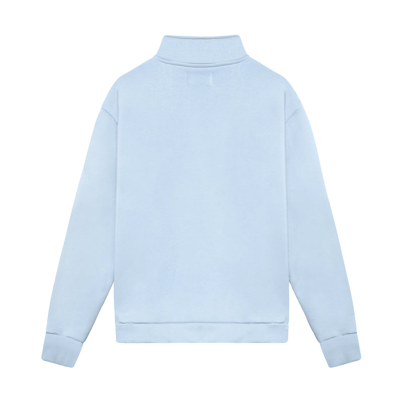 Baby Blue Quarter Zip Sweatshirt