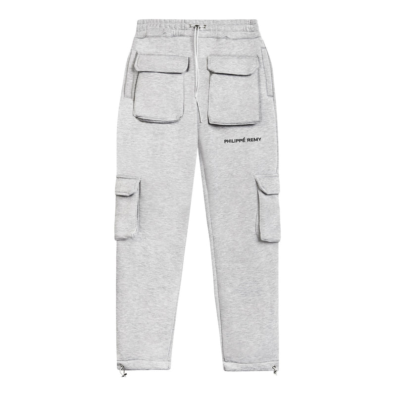 Grey Cargos Front Pockets